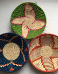Flower design woven bowl